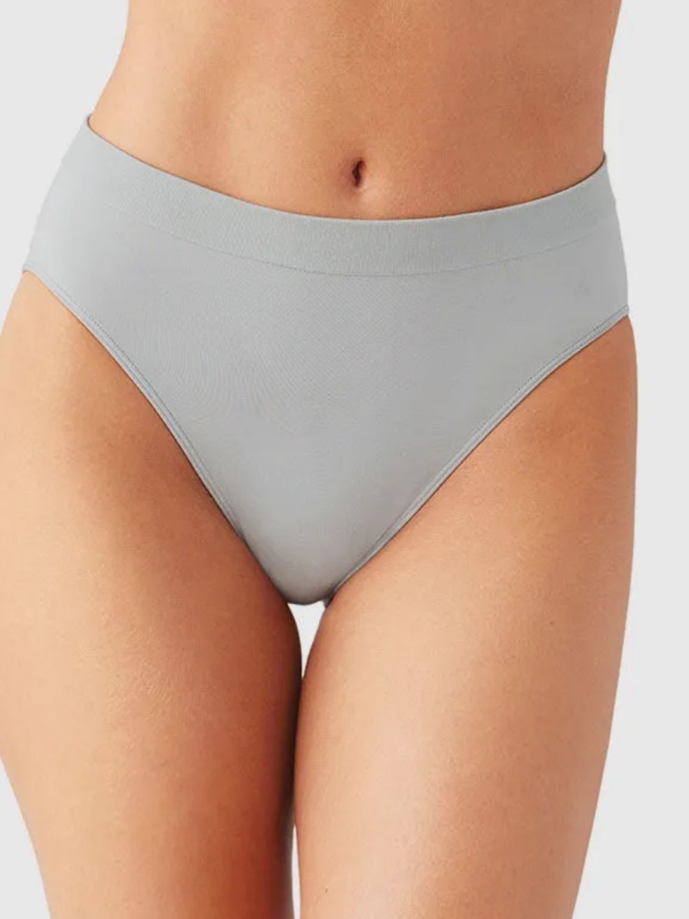 NWT 2 Pair Wacoal B-Smooth Hi-Cut Seamless Brief: Belgian Block Size XL